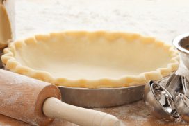 An empty pie crust.